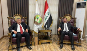 Meeting with the Minister of Agriculture of Iraq, the Head of the Armenian-Iraqi Joint Governmental Committee Mr. Muhammad Karim Al-Khafaji.