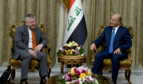 The President of Iraq Barham Salih received the outgoing Armenian ambassador Karen Grigorian