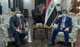 On 29 April, Ambassador of Armenia to Iraq Hrachya Poladian met with the Minister of Agriculture of Iraq, Co-Chair of the Armenian-Iraqi Intergovernmental Commission Mr. Mohamed Karim Ghassin al-Khafaji.